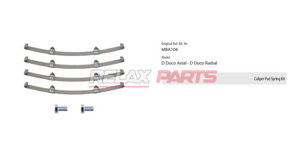 60431 - Caliper Pad Spring Kit