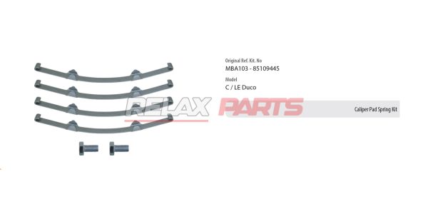 60432 - Caliper Pad Spring Kit – 20-2499