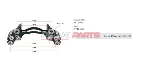 60433 - Duco Type 19 Caliper Carrier (Right – Left)