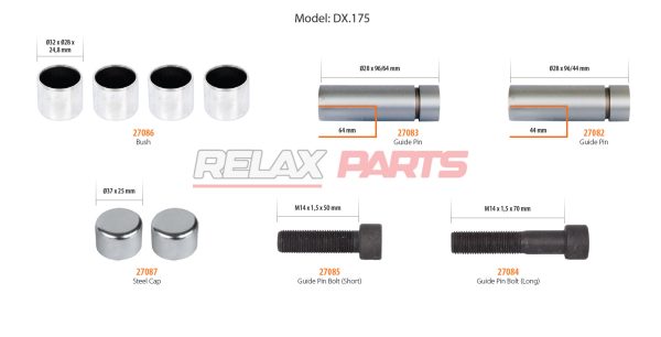 60436 - Caliper Guides Repair Kit