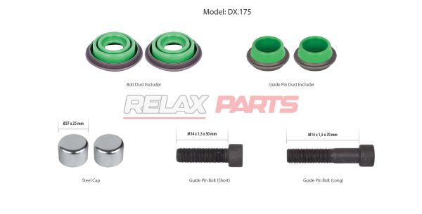 60437 - Caliper Seals & Bolts Repair Kit