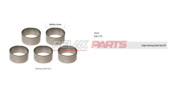 60454 - CALIPER BEARING OUTER RACE KIT MERITOR CALIPER