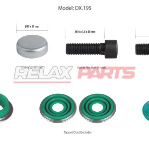 60462 - Caliper Seals & Bolts Repair Kit