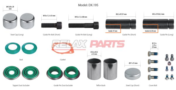 60463 - Caliper Overhaul Repair Kit