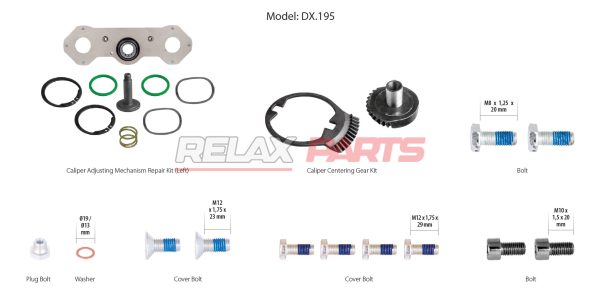 60469 - Caliper Adjusting Mechanism Gear Kit (Left)