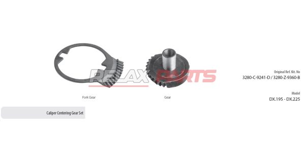 60474 - Caliper Centering Gear Set