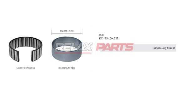 60489 - Caliper Bearing Repair Kit – 20-195-065