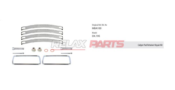 60498 - Caliper Pad Retainer Repair Kit