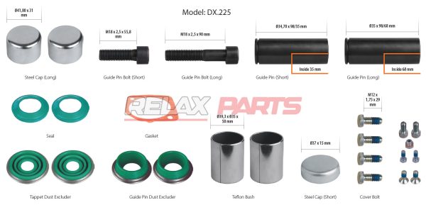 60502 - Caliper Overhaul Repair Kit