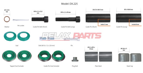 60503 - Caliper Overhaul Repair Kit