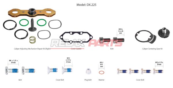 60508 - Caliper Adjusting Mechanism Gear Kit (Right)