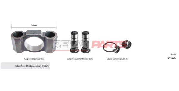 60512 - Caliper Gear & Bridge Assembly Kit (Left)