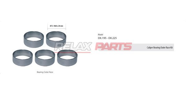 60529 - Caliper Bearing Outer Race Kit