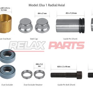 60541 - Caliper Guides & Seals Repair Kit