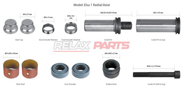 60542 - CALIPER GUIDES & SEALS REPAIR KIT MCK1103 MERITOR