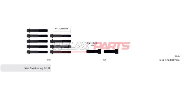 60546 - Caliper Cover Assembly Bolt Kit