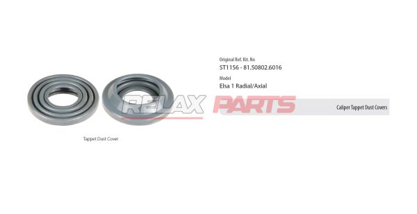 60578 - Caliper Tappet Dust Covers