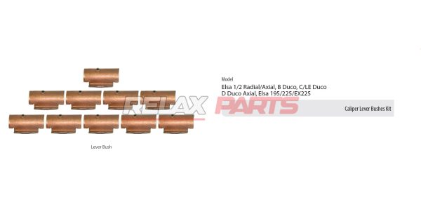 60584 - Caliper Lever Bushes Kit