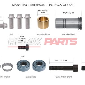 60587 - CALIPER GUIDES & SEALS REPAIR KIT CMKS.7.1 MERITOR