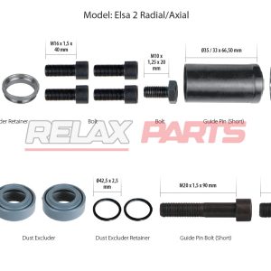 60588 - CALIPER GUIDES & SEALS REPAIR KIT CMSK.46 MERITOR