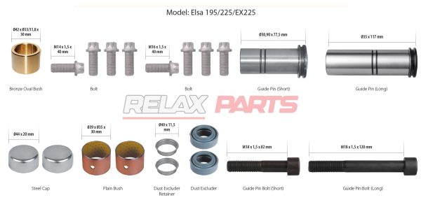 60593 - Caliper Seals & Bolts Repair Kit