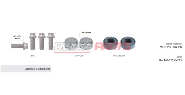 60596 - Caliper Boot & Bolts Repair Kit