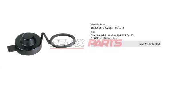 60610 - CALIPER ADJUSTER DUST BOOT 68322655PK10 MERITOR