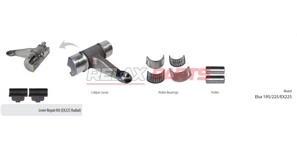 60614 - LEVER REPAIR KIT MERITOR CALIPER