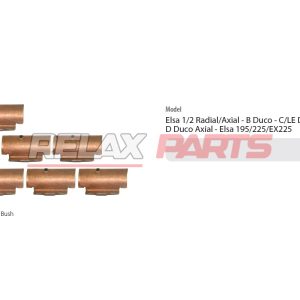 60645 - CALIPER LEVER BUSHES KIT MERITOR CALIPER