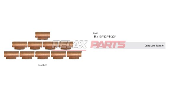 60647 - CALIPER LEVER BUSHES KIT MERITOR CALIPER
