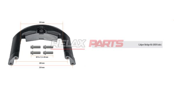 60649 - Caliper Bridge Kit (ROR Axle) – 20-2052