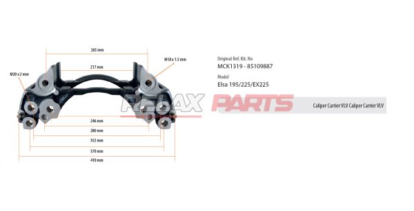 60655 - Caliper Carrier VLV Caliper Carrier VLV