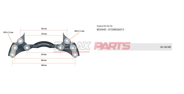 60656 - 463-464 MN Caliper Carrier