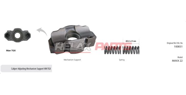 60701 - Caliper Adjusting Mechanism Support (MN TGX)