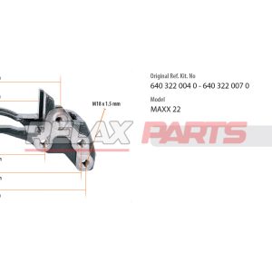 60718 - WABCO MAXX 22 CALIPER CARRIER 81.50804-6577