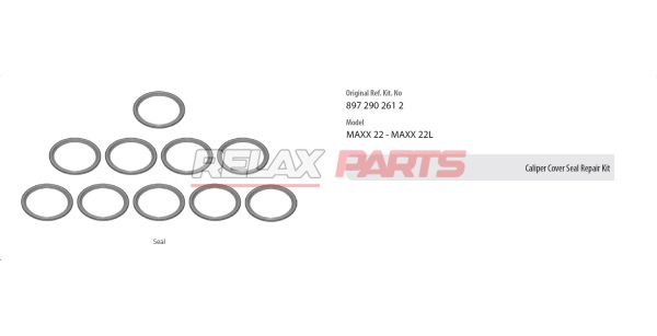 60732 - Caliper Cover Seal Repair Kit – 30-3689