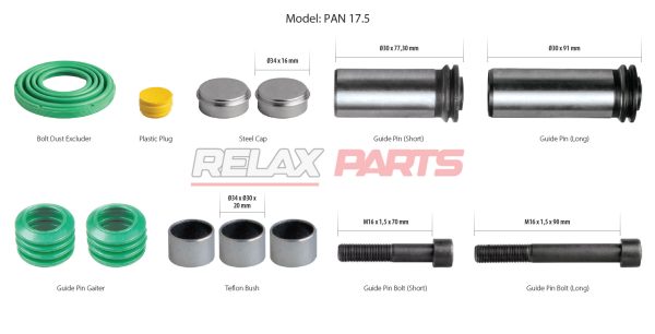 60749 - CALIPER GUIDES & SEALS REPAIR KIT 12999699 WABCO