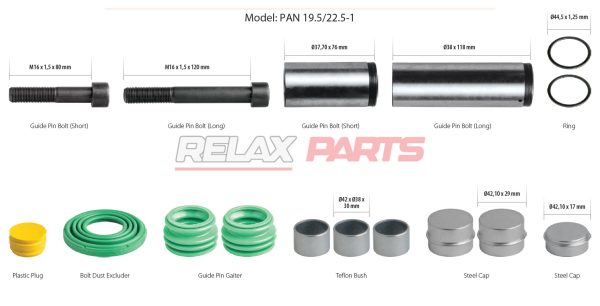 60780 - Caliper Guides & Seals Repair Kit – 30-3560