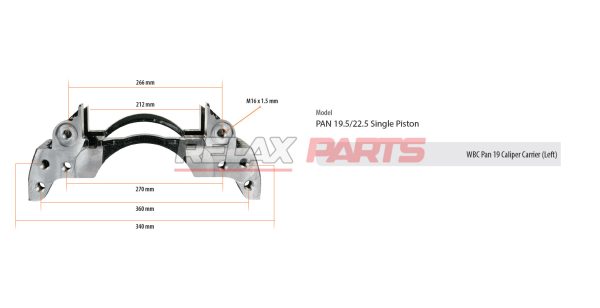 60805 - WABCO PAN 19 CALIPER CARRIER