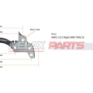 60810 - 19,5 Inch Caliper Carrier (Right)