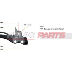 60812 - 19,5 INCH CALIPER CARRIER WABCO CALIPER