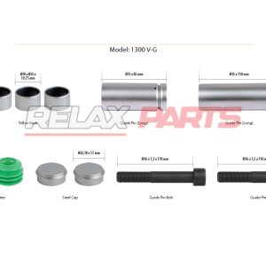 60842 - CALIPER BOOT & SEAL REPAIR KIT WABCO A 000 420 0982