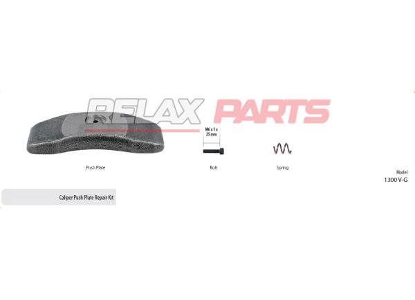 60845 - CALIPER PUSH PLATE REPAIR KIT WABCO CALIPER 1300 V - G