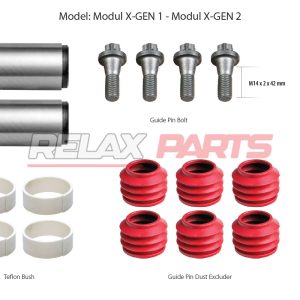 60871 - CALIPER GUIDE & SEALS REPAIR KIT 93299 HALDEX