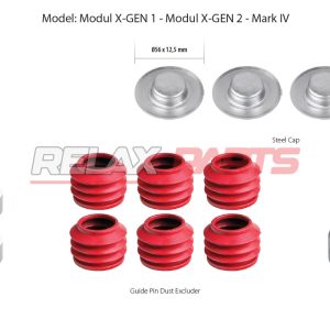 60873 - CALIPER BOOTS & CAP REPAIR KIT 91013 HALDEX