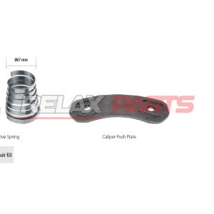 60878 - CALIPER PUSH PALTE & SPRING REPAIR KIT 92731 HALDEX
