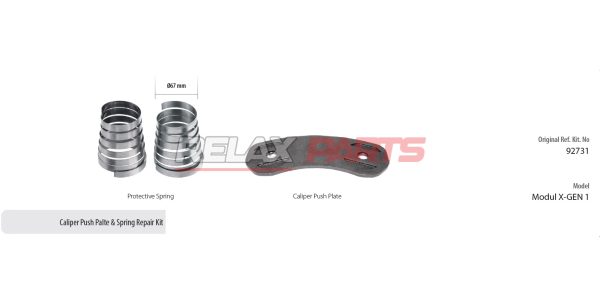 60878 - Caliper Push Palte & Spring Repair Kit – 40-4144