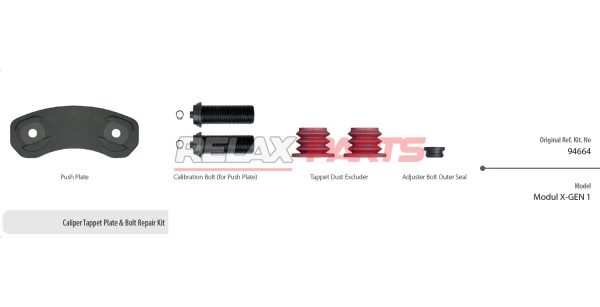 60879 - Caliper Tappet Plate & Bolt Repair Kit – 40-4143