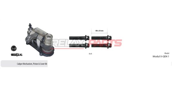60881 - Caliper Mechanism, Piston & Cover Kit