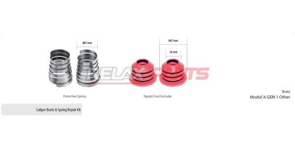 60898 - CALIPER BOOTS & SPRING REPAIR HALDEX CALIPER